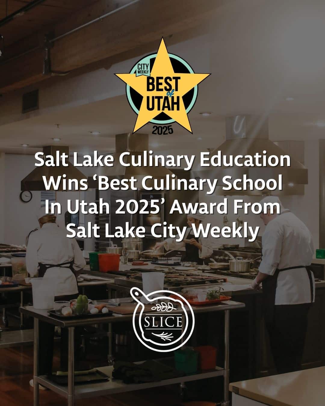 Best Culinary School in Utah 2025 Award Salt Lake City Weekly
