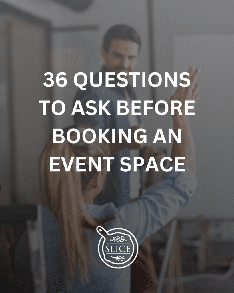 36 Questions to ask before booking an event space in salt lake city