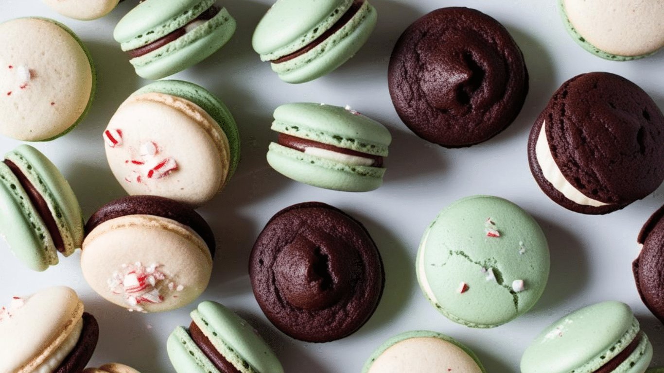 junior chef baking macarons whoopie pies